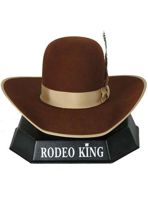AIVERC Cowgirl Hat Cowboy Hat Hip Hop Big Cowboy Hat Monochrome Felt Hat Men and Women Big Brim Outdoor Hat. . Rodeo king hats